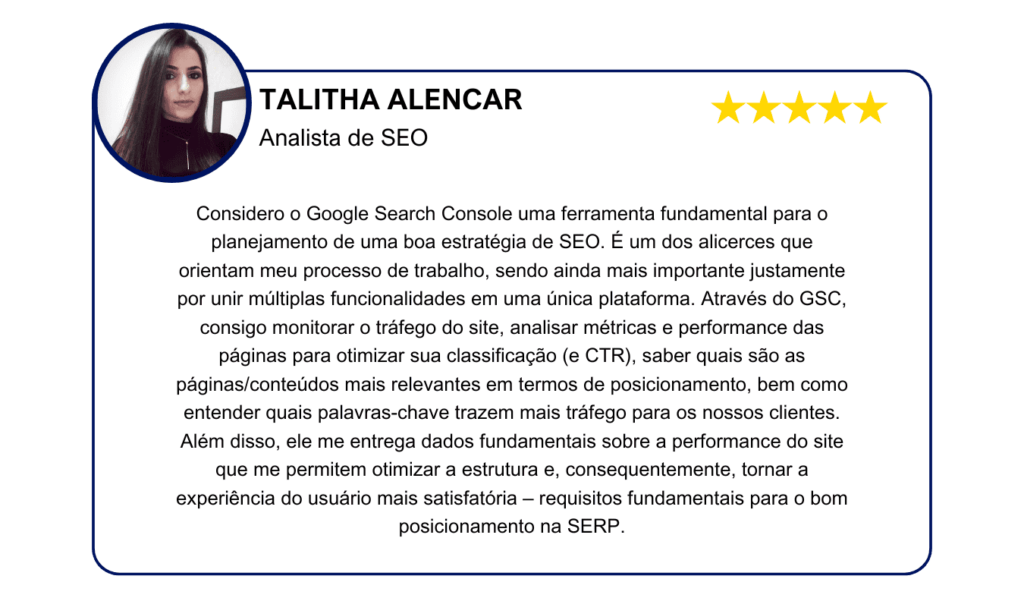 depoimento talitha sobre gsc